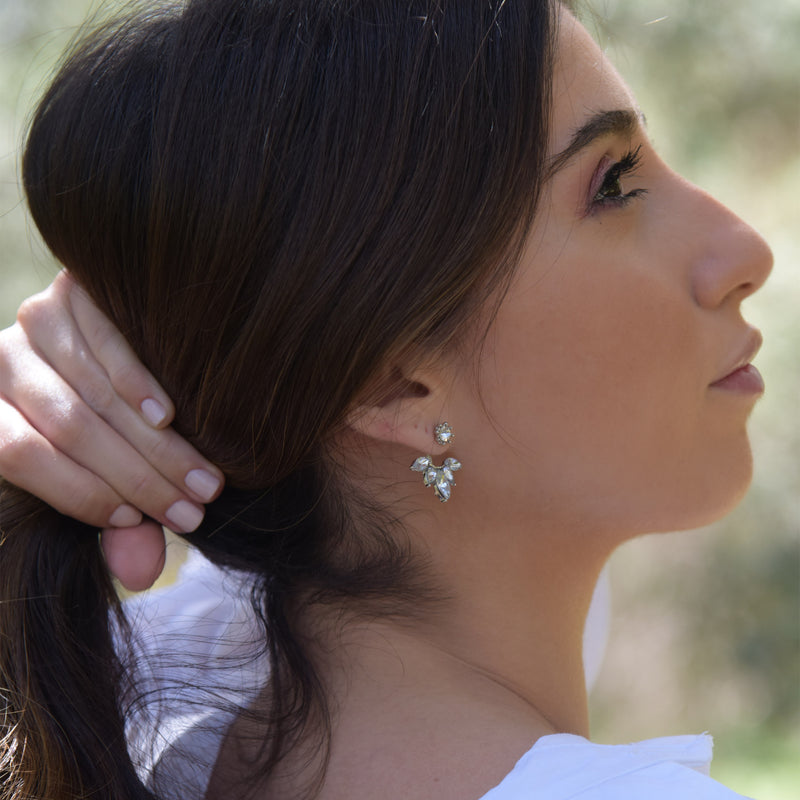 TRISOLA - Accessorea earrings silver
