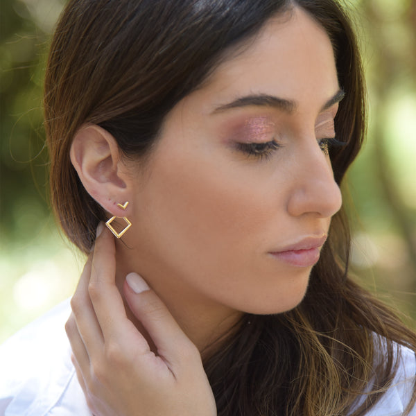RAVENNA - Accessorea earrings gold 