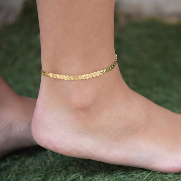CALLA - Accessorea Anklet Gold