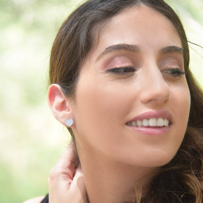 ROSA - Accessorea earrings silver heart