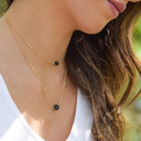 DONATELLA - Accessorea Necklace Gold and Black