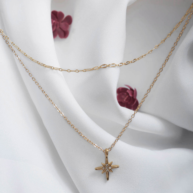 STELLA - Accessorea Necklace gold star christmas star
