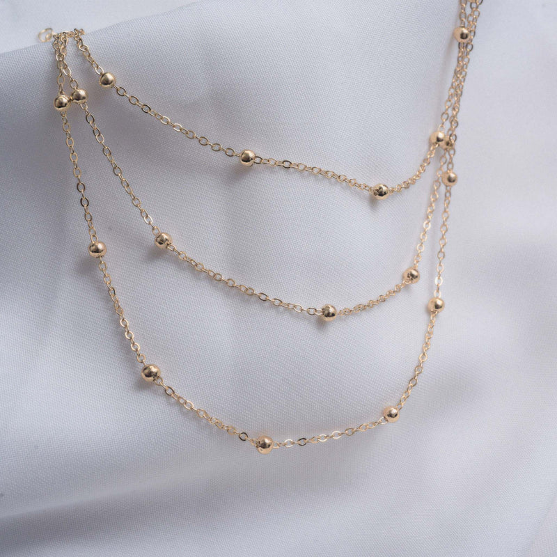 FILLIPPA - Accessorea Necklace Gold Layers