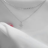 STELLA - Accessorea Necklace silver star christmas star