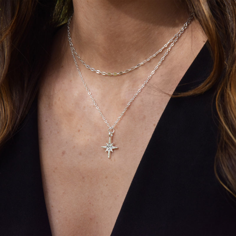STELLA - Accessorea Necklace Silver star christmas star
