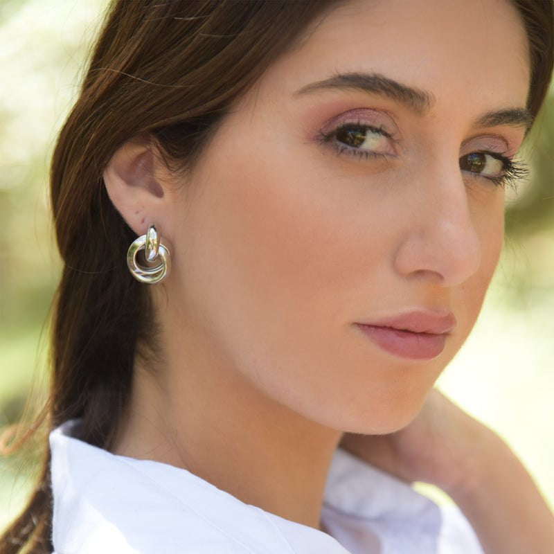 ISMERELDA - Accessorea earrings Silver