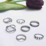 LAGERTHA - Accessorea rings silver