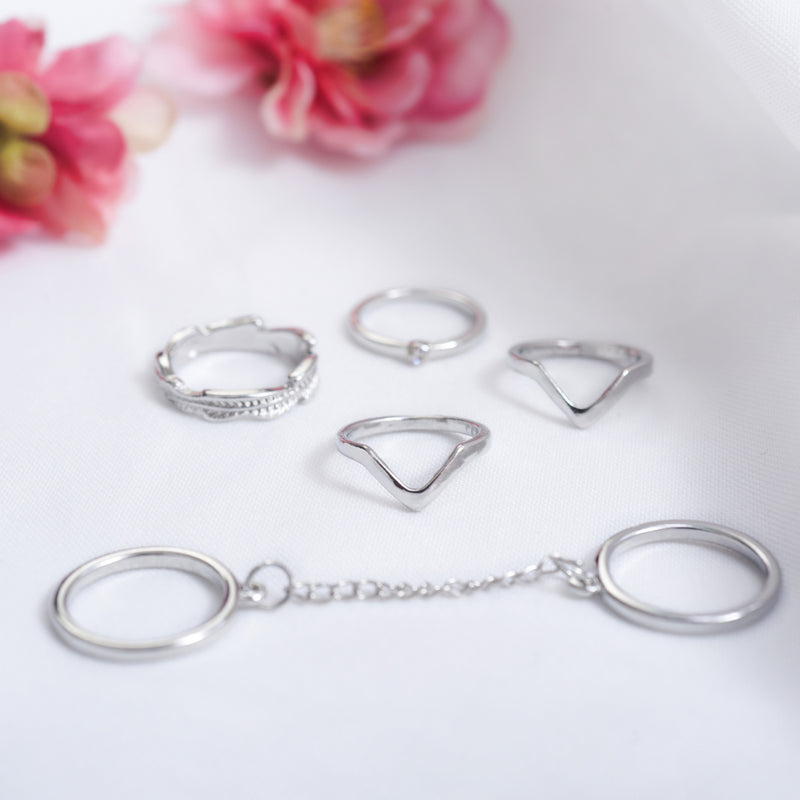 SIMONA - Accessorea rings silver