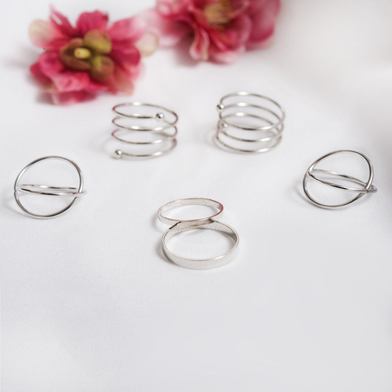 NATALA - Accessorea Rings Silver